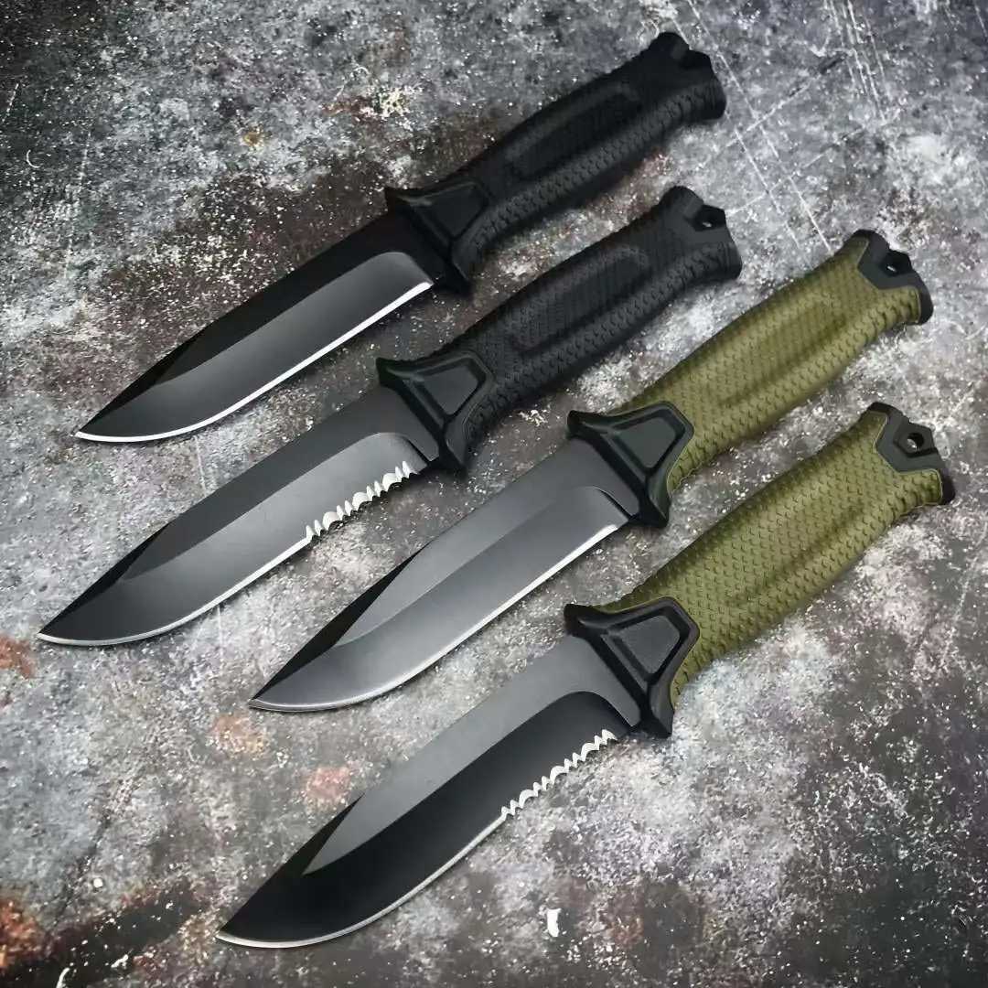 GB Stainless Steel Outdoor Survival Knife Portable Camping Pocket Knife Military Tactical Knife Bushcraft Survival Hunting EDC W2404576918 2