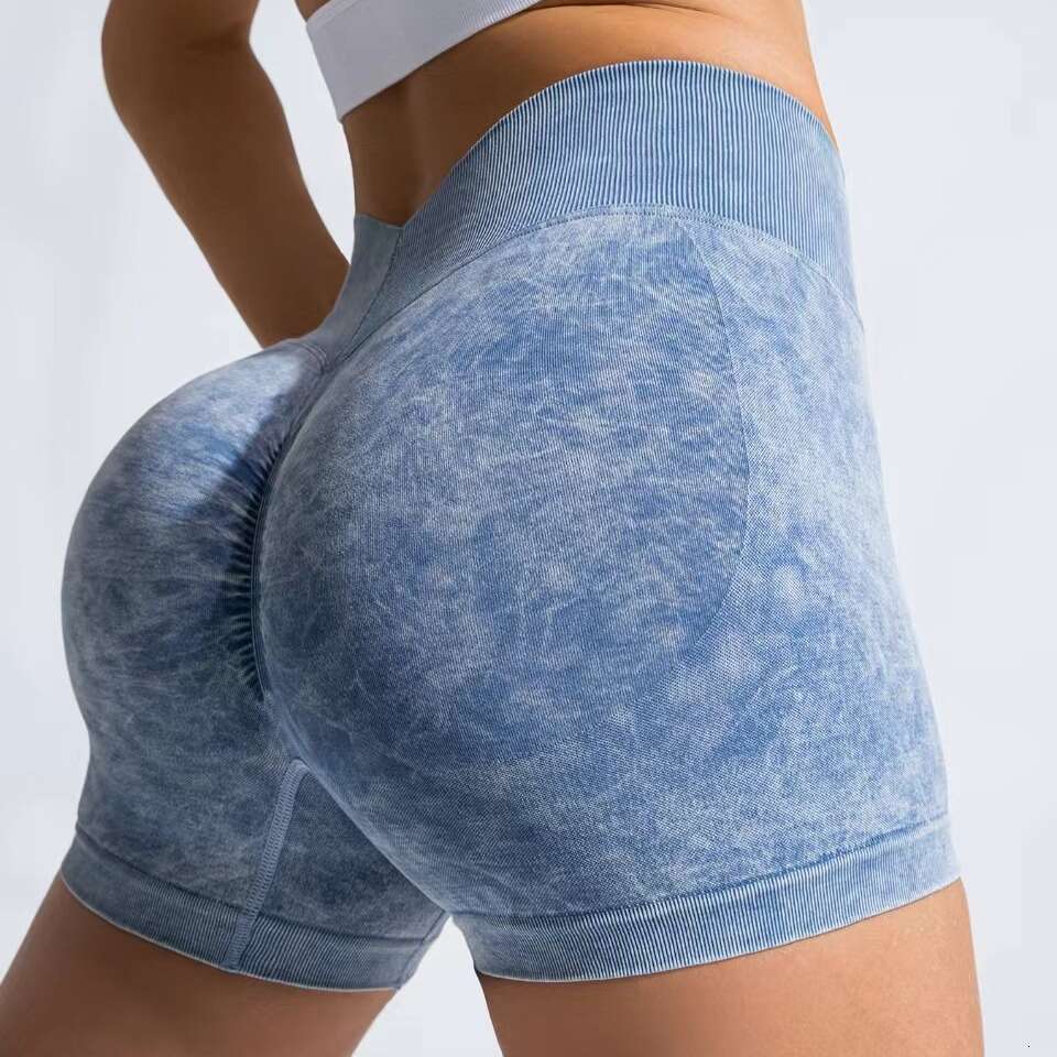 High waisted peach buttock lifting running and fitness women's tight fitting and belly hugging beautiful body with exposed waist and waist waist,