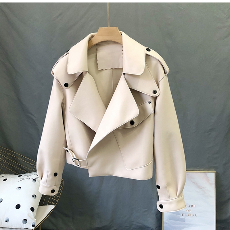 2023 New Arrival Women Sheepskin Real Leather High Quality Fashion Jacket Lady Model Coat
