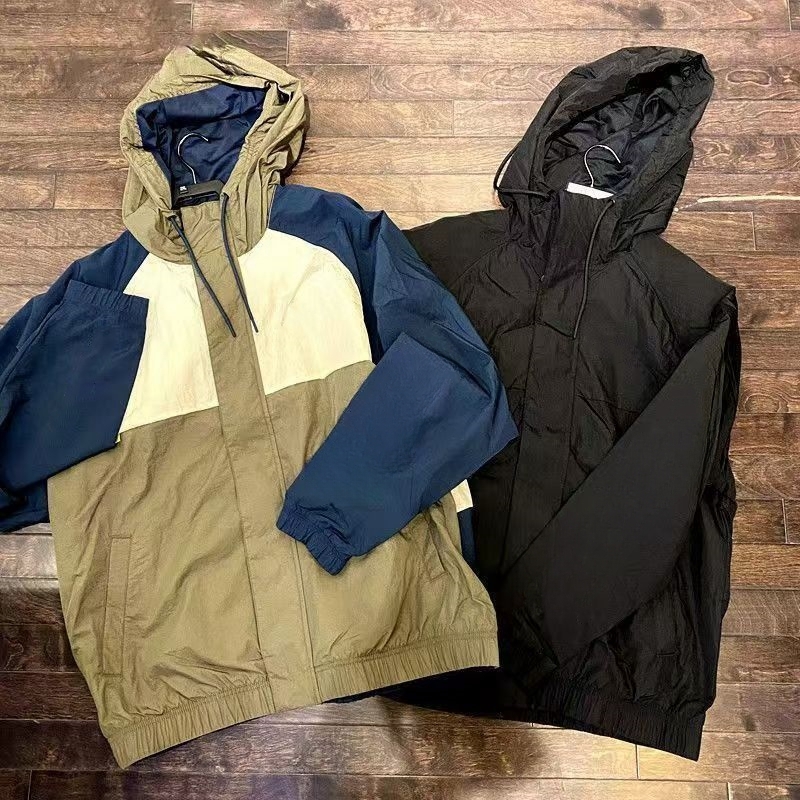 Designer Men's sports jackets hooded windbreaker quick dry windproof sportswear running jogger sunscreen coat summer thin outwear sweatshirt autumn zipper jacket