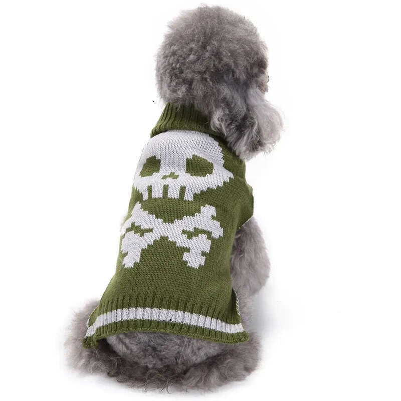 Halloween Small Winter Dog Sweaters Large Costume Puppy Supplies Sweater Skulls Clothes Pet Coat Jacket Xxsxxl New