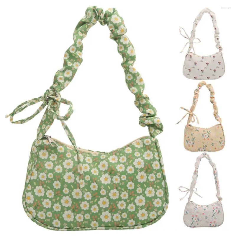 Totes Summer ral Shoulder Bag Fashion Ruched Tote Handbag Designer Clutch Purse With Zipper Closure For Women And Girls
