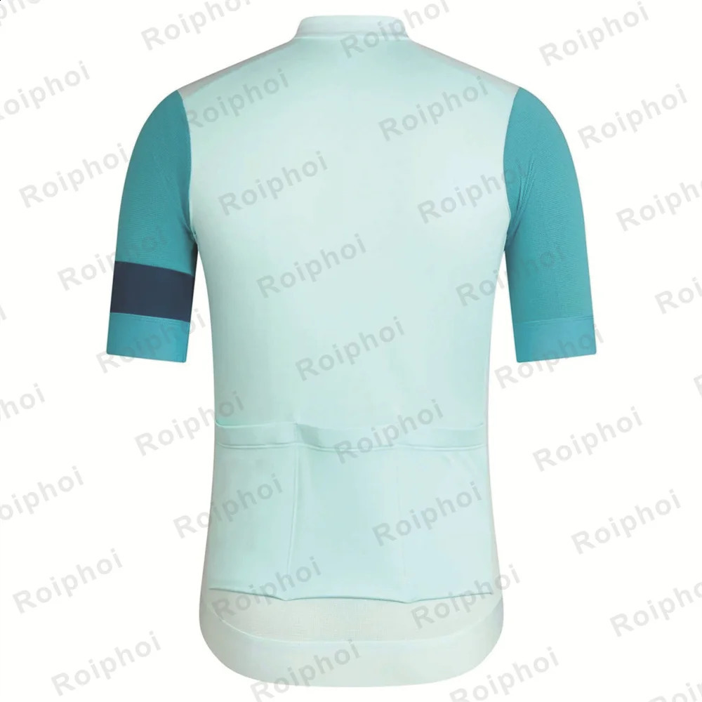 ROIPHOI Bicycle Shirt Mens Clothing MTB Maillot Pocket Mountain Bike Enduro Summer Racing 240909