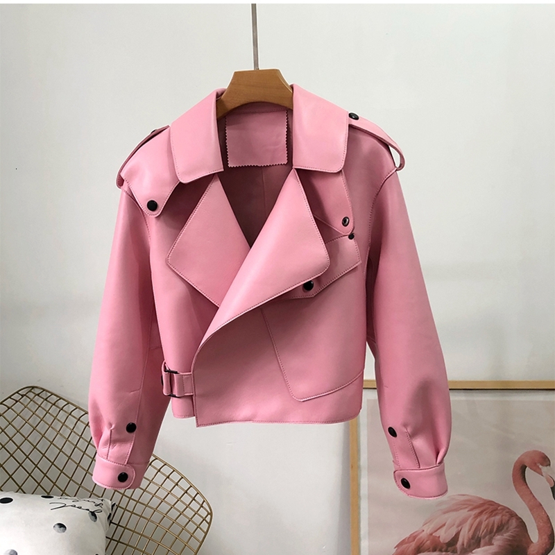 2023 New Arrival Women Sheepskin Real Leather High Quality Fashion Jacket Lady Model Coat