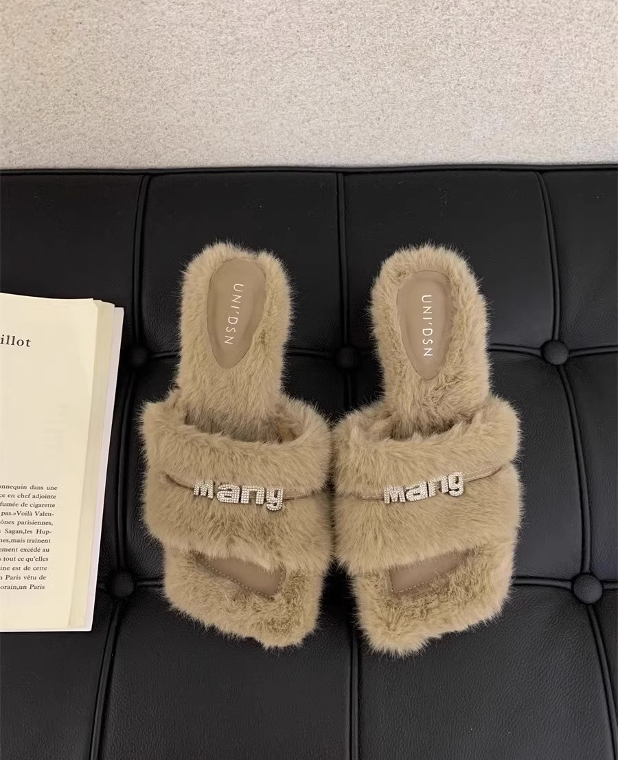 2024 new free shipping designer Slippers cotton slipper flat bottom slippers in white black khaki suitable for women sizes 35-40