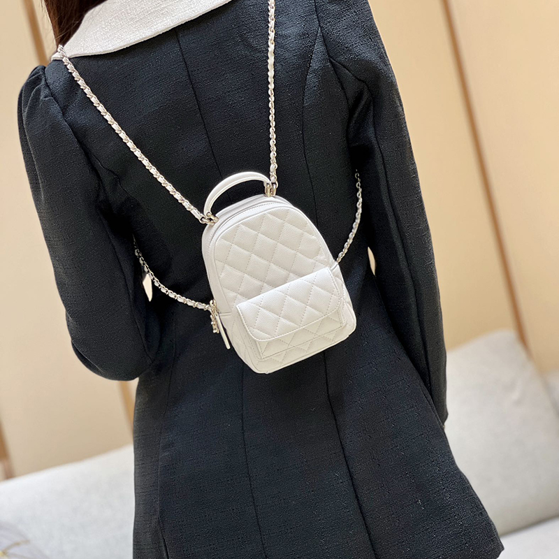 Designer schoolbag TOP quality Mini 18cm genuine leather backpack woman shoulder bag Luxury purse With box C98