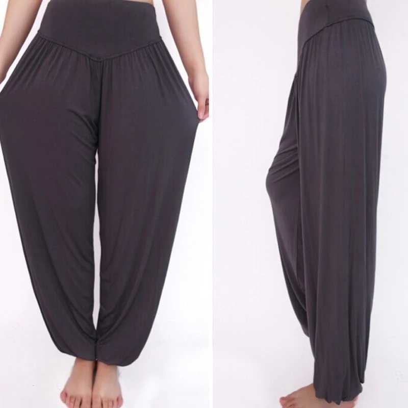 Summer Women Bloomers Modal Harem Pants Casual Sweatpants Solid Color Baggy Gym Yoga Jogging Pants Loose Dance Trousers M240918