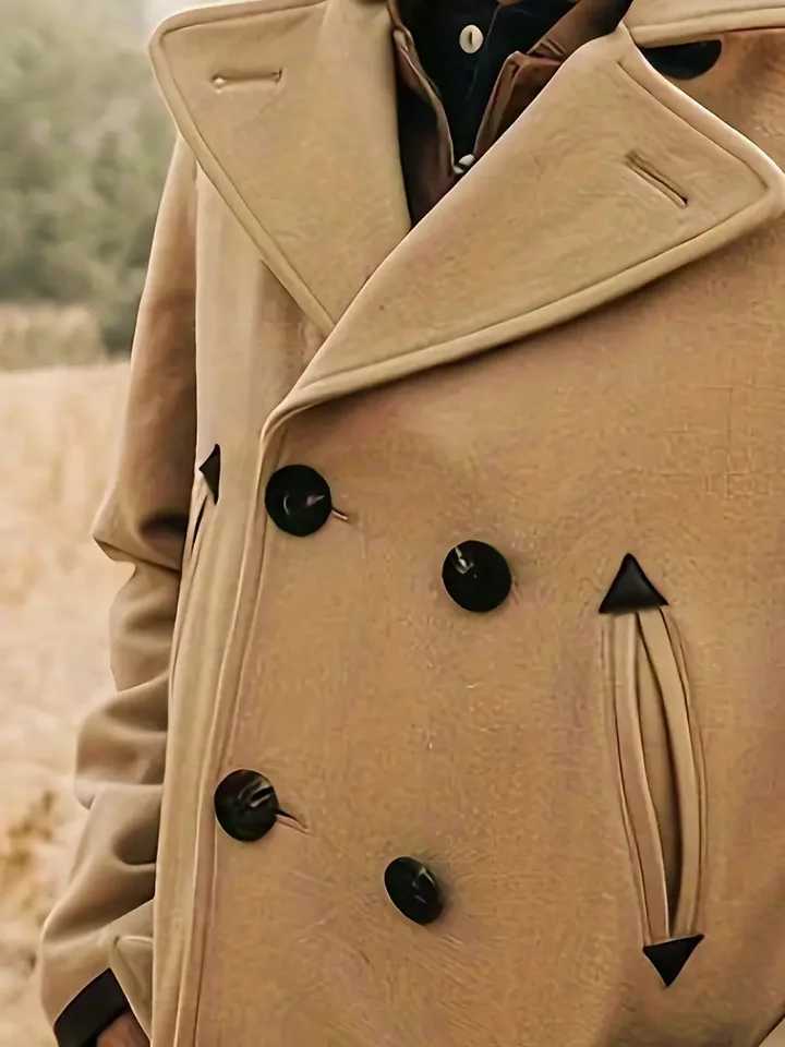 Mens Plus Size Fleece Jacket For Winter Autumn Warm Oversized Trendy Button Up Outwear For Big Tall Males Mens Clothing Y240918