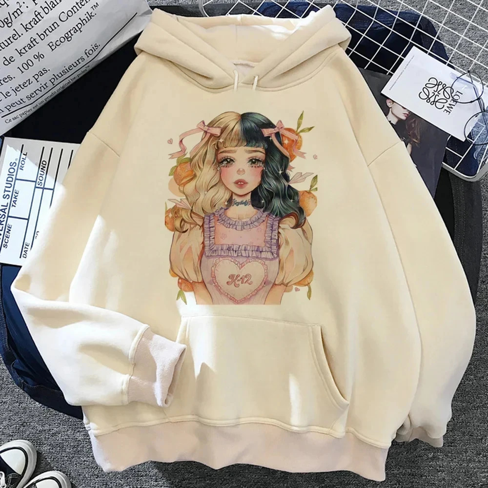 Melanie Martinez Manga Hoodies For Women Winter Streetwear Aesthetic Y2k Trendy Sweatshirts Female Casual Loose 240910