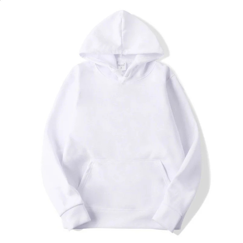 Fashion Mens Hoodies Spring Autumn Casual Sweatshirts MenWomen Tops Candy Solid Color Sweatshirt y240910