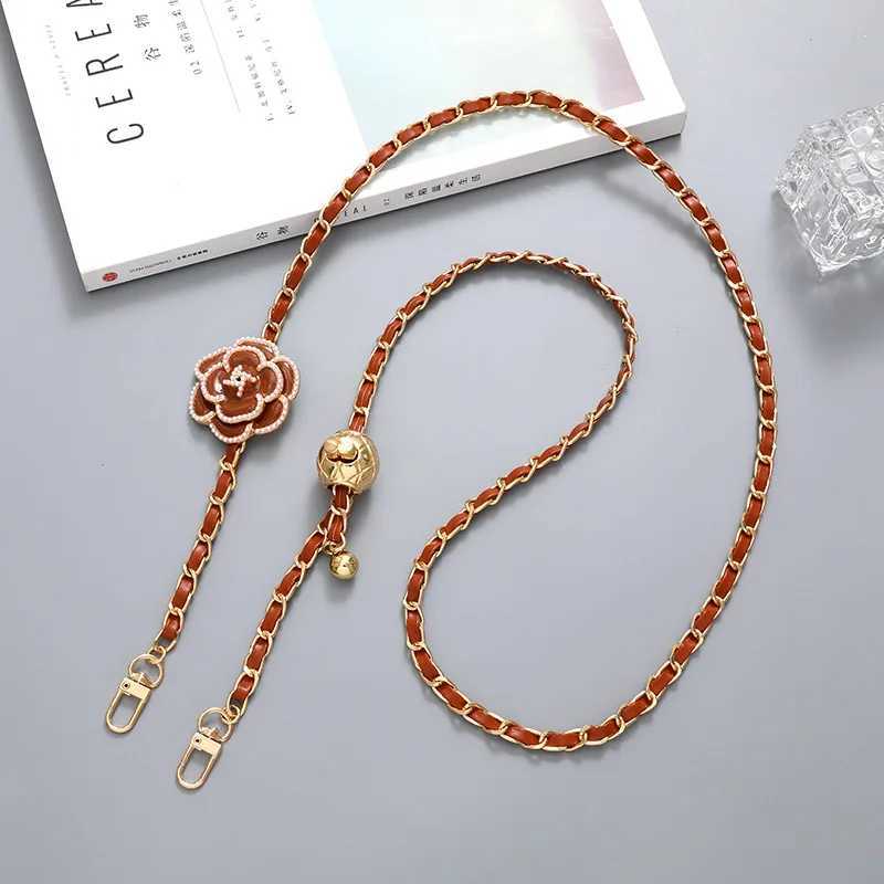Belts Camellia Cross Body Phone Chain J240913