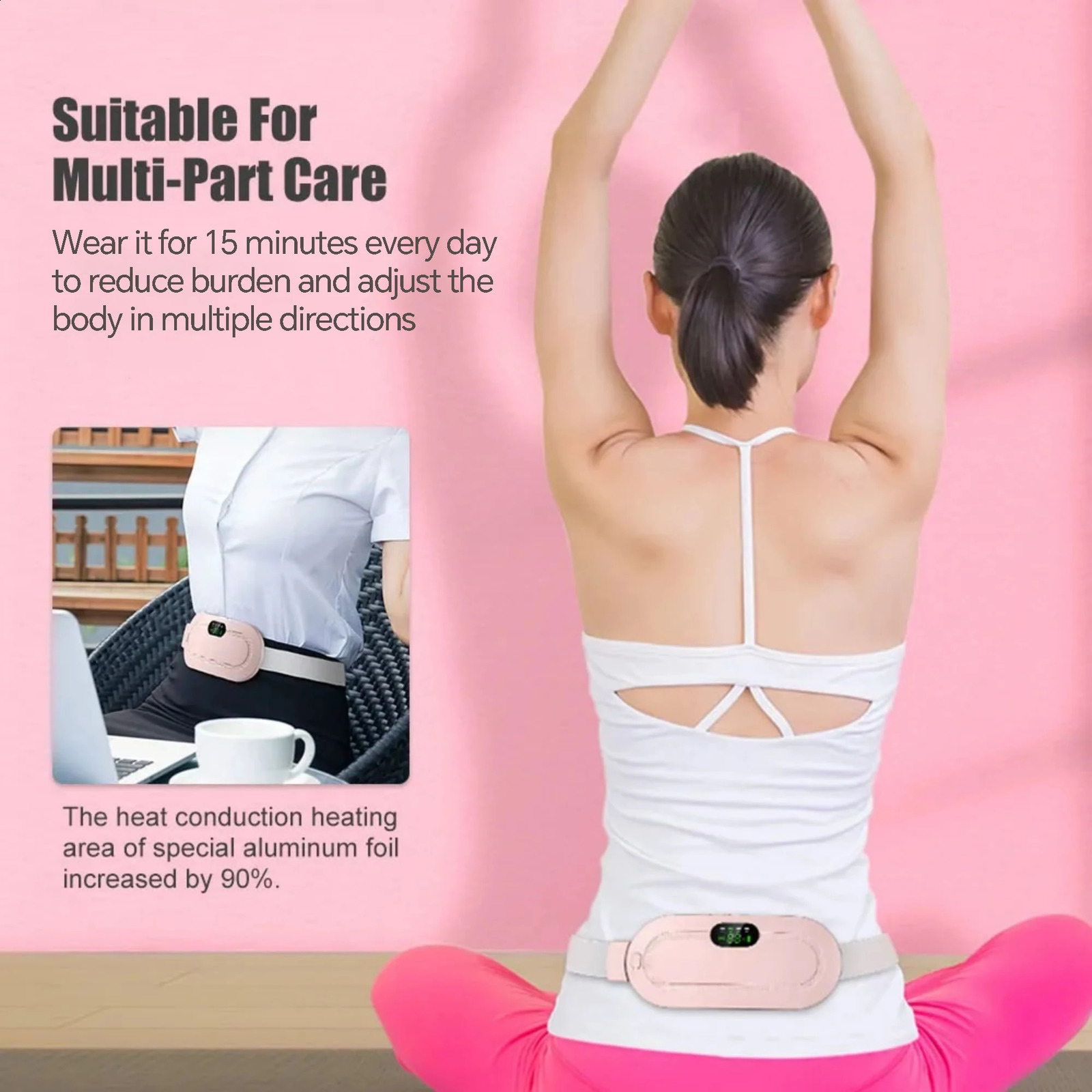 Portable multifunctional massager charging and heating pad womens massage belt womens massage belt 240914