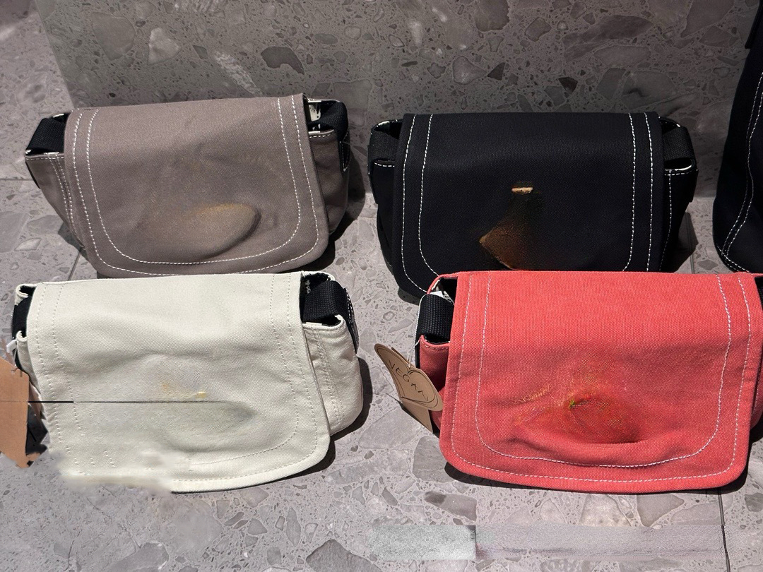 Marque des sacs de caisson en toile de logo Saturne Vintage Classic Sacs Sacs de body