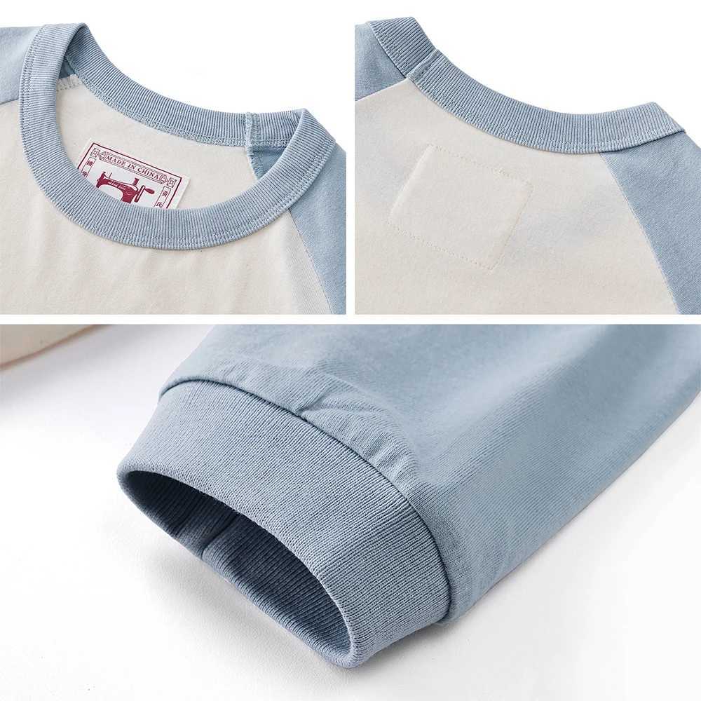 Amekaji Vintage Long Sleeve T Shirt Men Women Spring Autumn New Round Neck Raglan Sleeve T-shirt Retro Casual Bottoming Top Tees Z240918