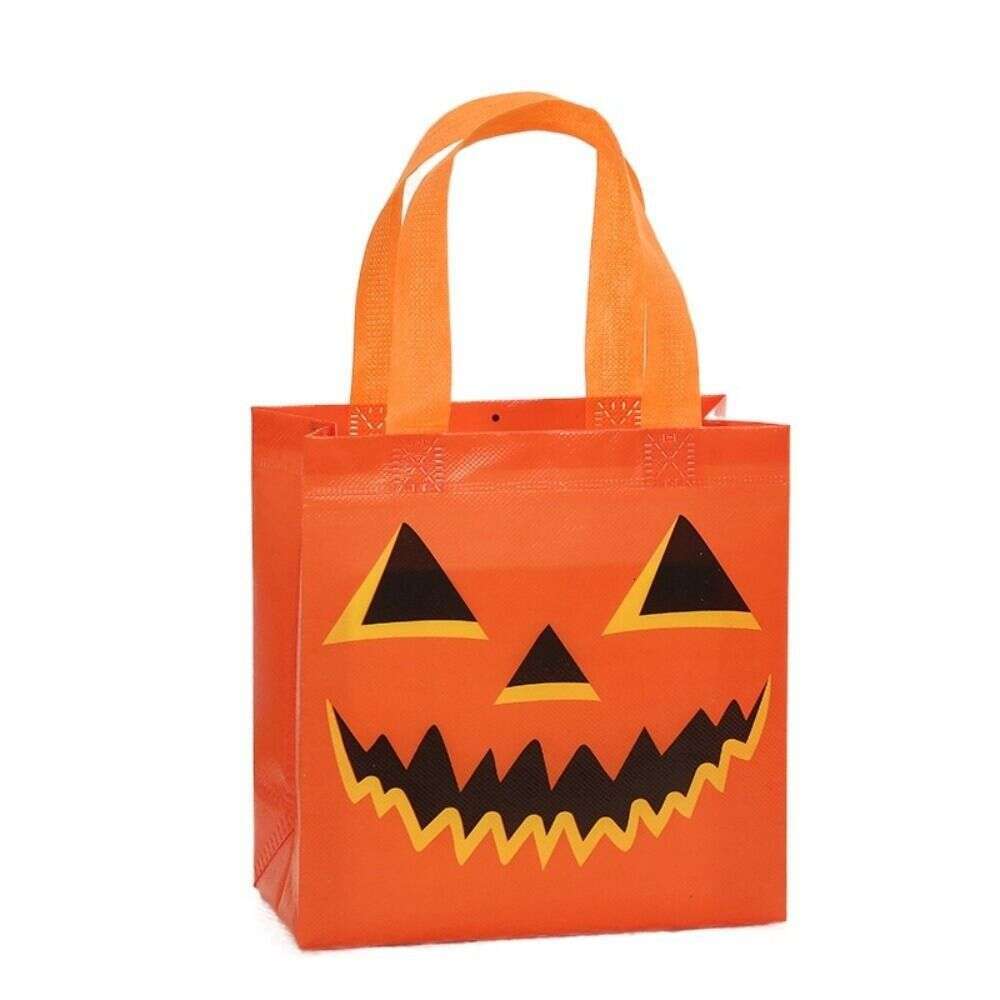 2025 new or packaging trick halloweens candy pumpkin loot nonwoven treat bags bat cat ghost kids gifts bag party favor halloween zhanyishengli