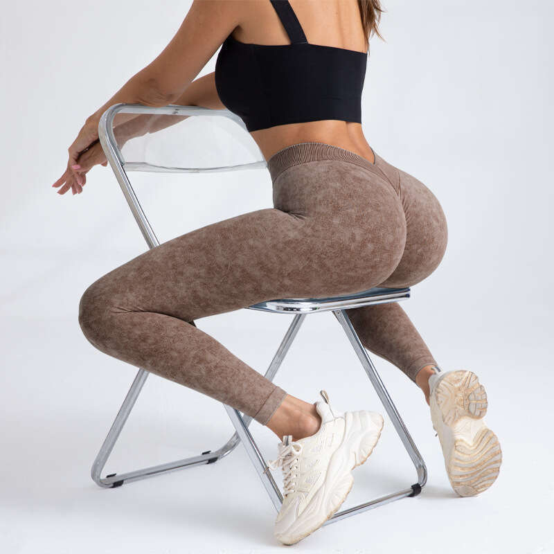 Cross border Peach Butt Lifting Seamless Yoga Pants for Women, Elastic High Waist Fitness Pants, Outdoor Running Tight Sports Pants