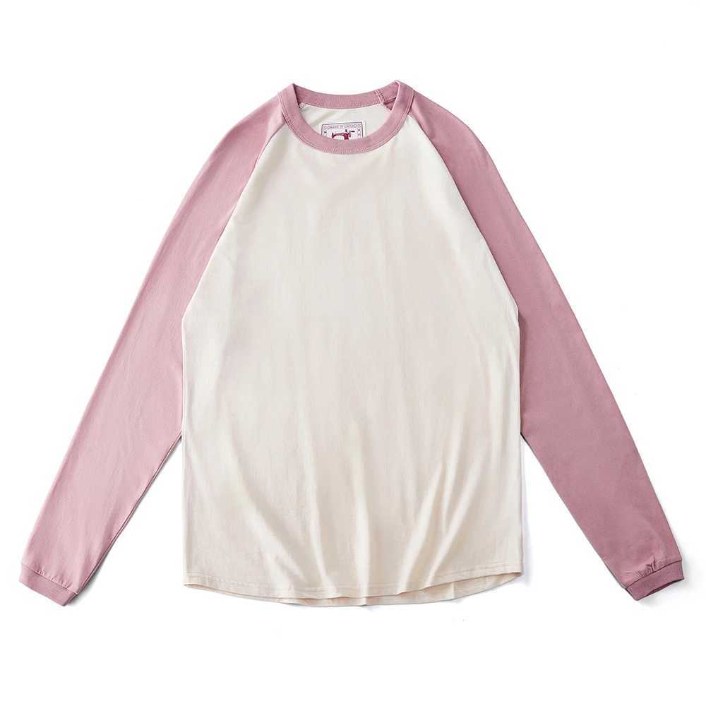 Amekaji Vintage Long Sleeve T Shirt Men Women Spring Autumn New Round Neck Raglan Sleeve T-shirt Retro Casual Bottoming Top Tees Z240918