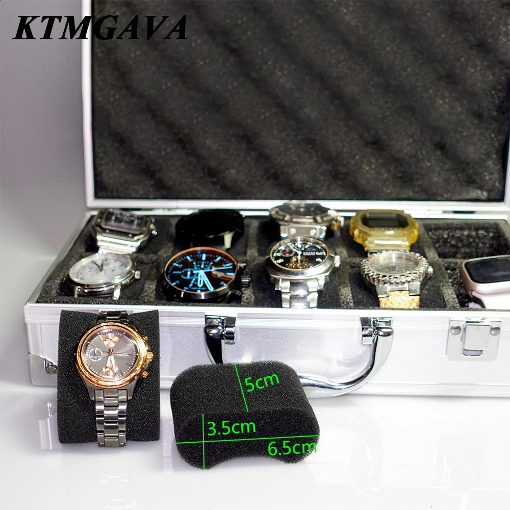 1018 Girls y High Quality Watch Box Aluminum Alloy Product Pattern Storage Clock Series Gift 240912