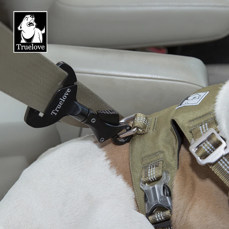 Truelove Pet full car seat belt with collar or wiring harness highquality lightweight aluminum alloy portable TLM1993 240913