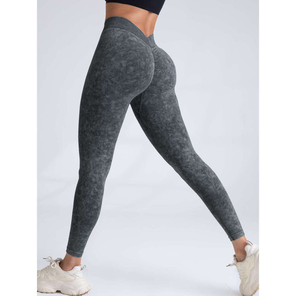 Cross border Peach Butt Lifting Seamless Yoga Pants for Women, Elastic High Waist Fitness Pants, Outdoor Running Tight Sports Pants