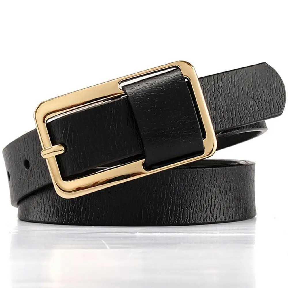 Belts Fashionable and personalized green belt simple narrow belt decorative leather belt womens accessories FCO143 J240913
