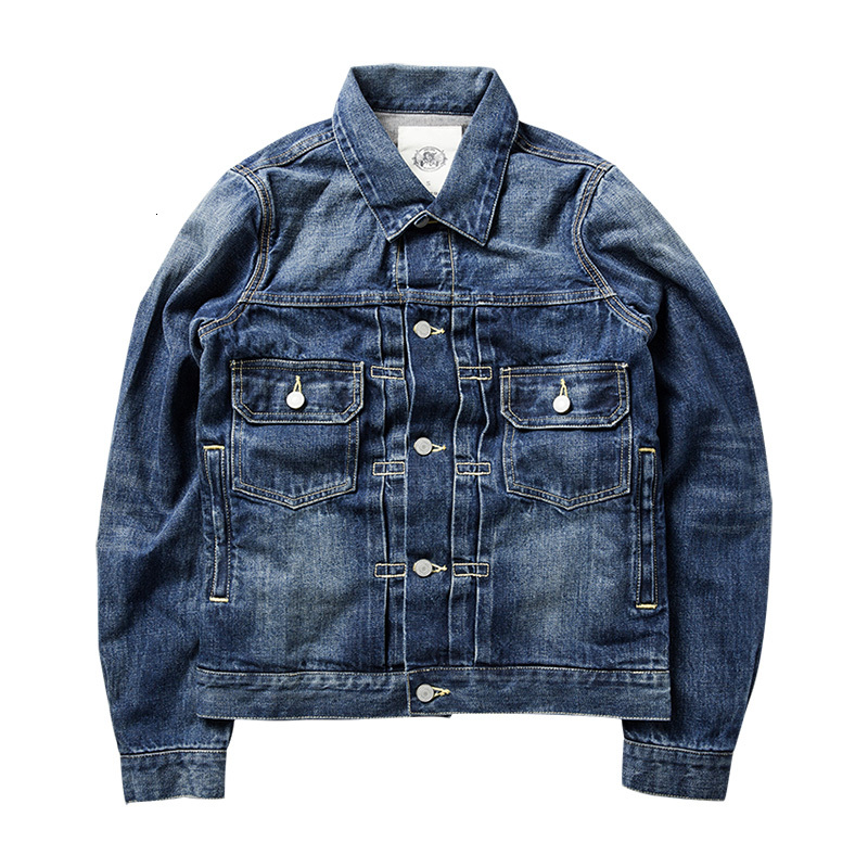 Red Tornado 101 Jean Jacket Damaged Dark Wash 14Oz Blue Sevledge Denim Trucker Jkt