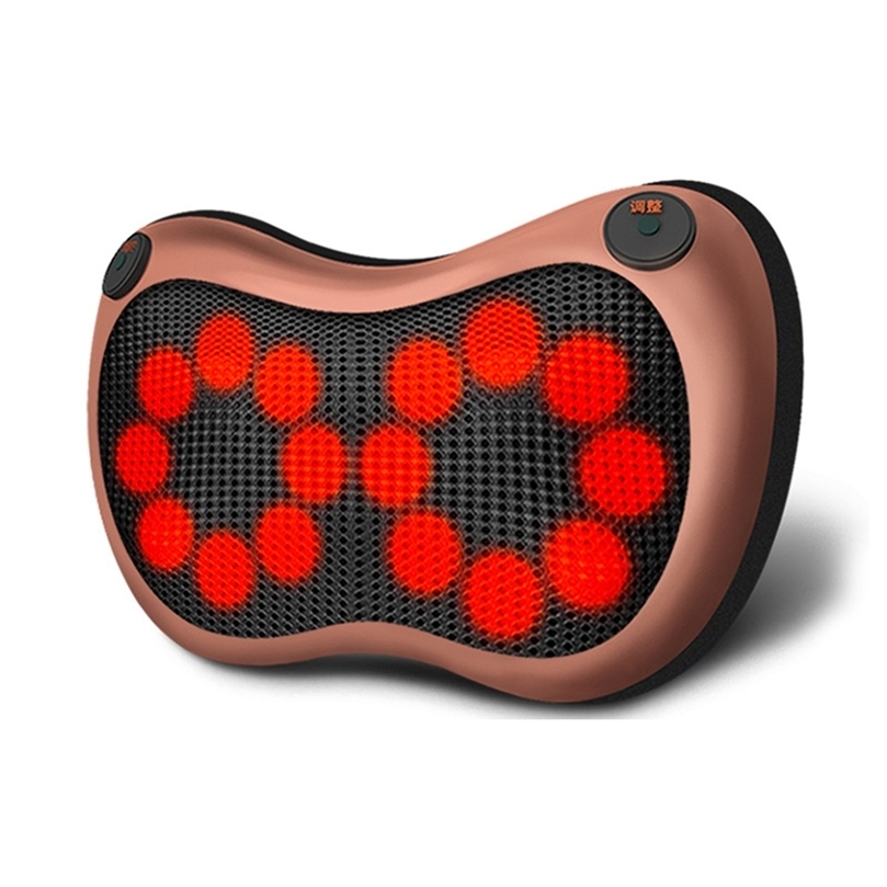 Cervical spine massager neck lumbar spine back multifunctional body massage pillow car massage pad used for learning 240919