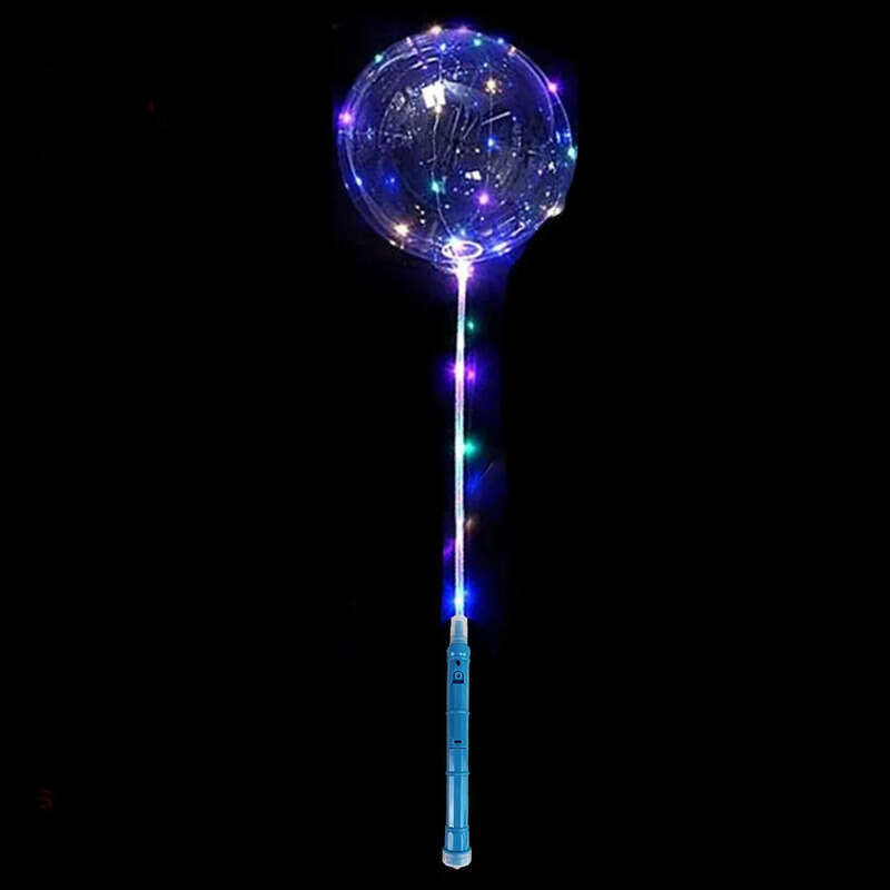 Inches Party 20 Glow Clear Bubble Balloon LED Light Up Bobo Balloons Christmas Birthday Wedding Decoration Fy2515 1007 s
