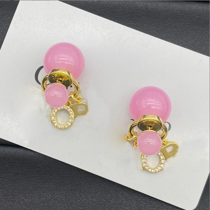 Earring Luxury Letter Tassel Earrings Women Gold Pearl Earrings Colorful Earrings Repeat Earrings