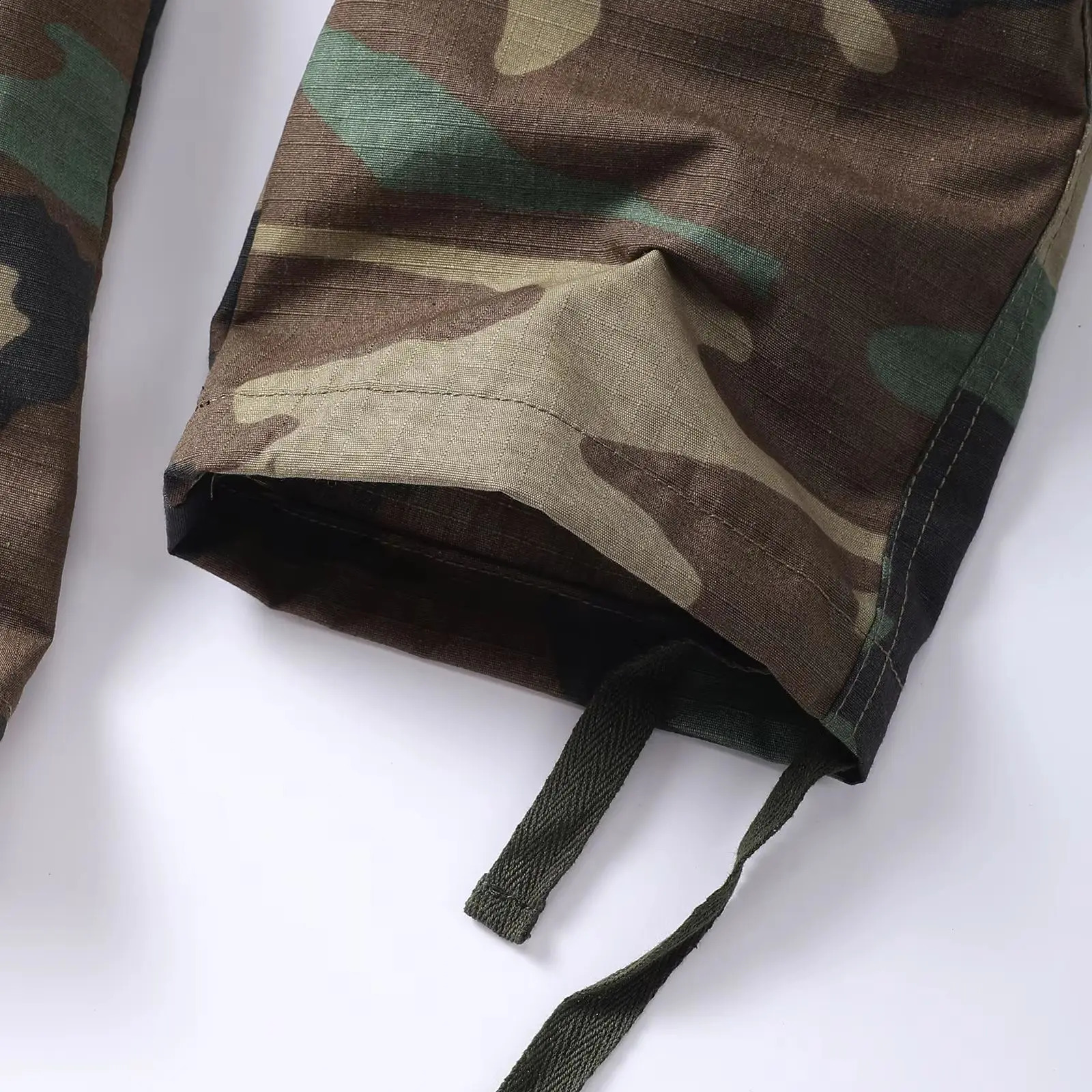 AKARMY camouflage multi flap pocket mens straight leg cargo pants loose casual outdoor work without straps 240918
