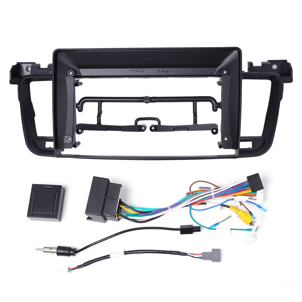 Car GPS Navigation Panneau pour Peugeot 508 2012-2016 Écran 9 pouces 2 Din Android Dash Dash Toard Radio Stéréo Fascias Pannel Cate