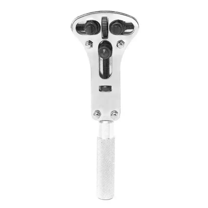 Watch Repair Tools Kit Wrist Watch Case Opener Watch Case Opener 18 Bits Adjustable Screw Back Remover Watch Repair Accessories