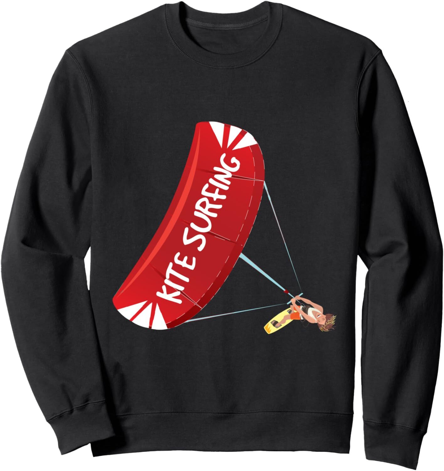 Long Sleeve Shirts for Men sweatshirt Cool Kite surfing Xtreme Aquatic Sport Gift Sweatshirt Tee Streetwear Casual tops clothes