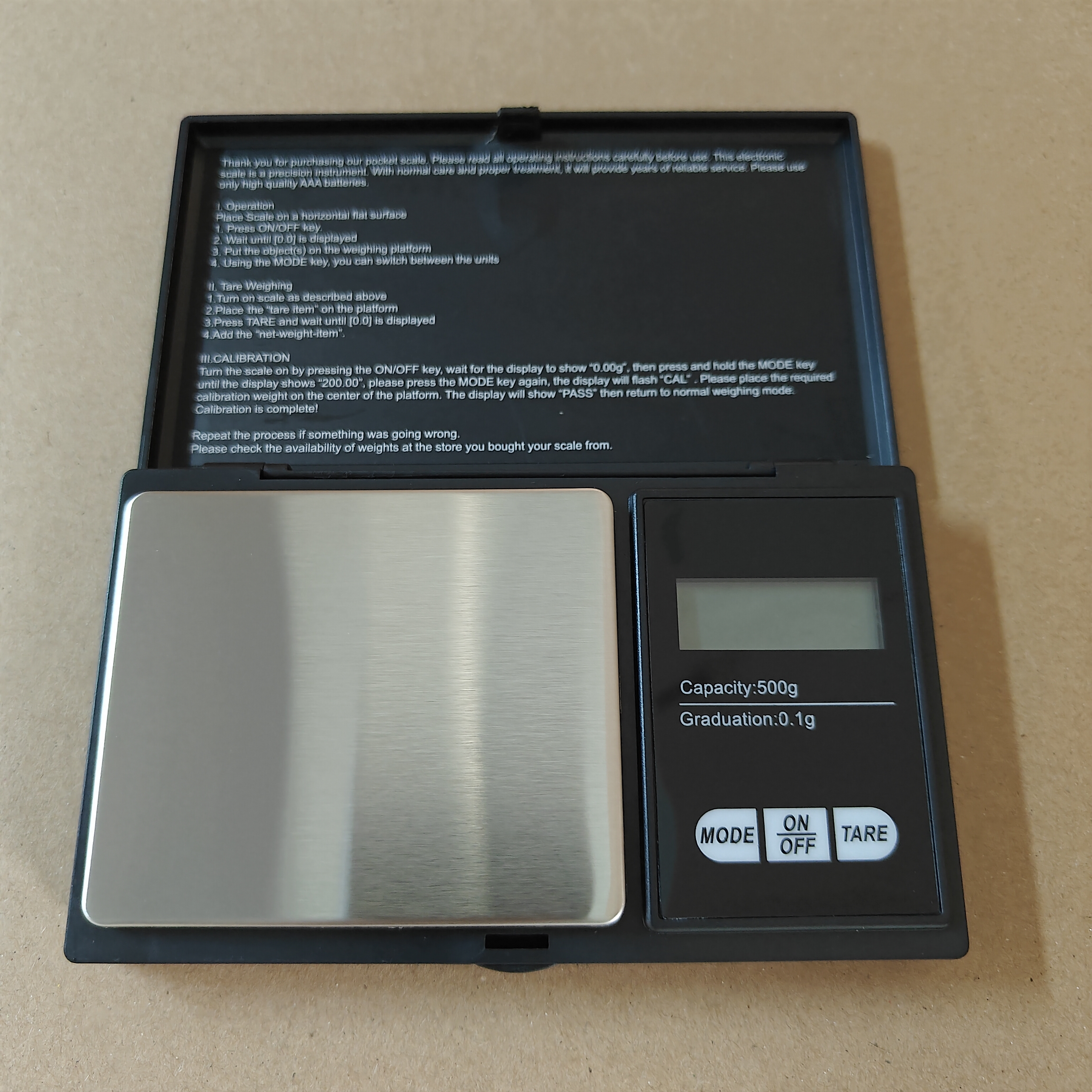 Mini Pocket Digital Scale Silver Weighing Scales Coin Gold Diamond Jewelry Weigh Balance Measurement 500g/0.01G