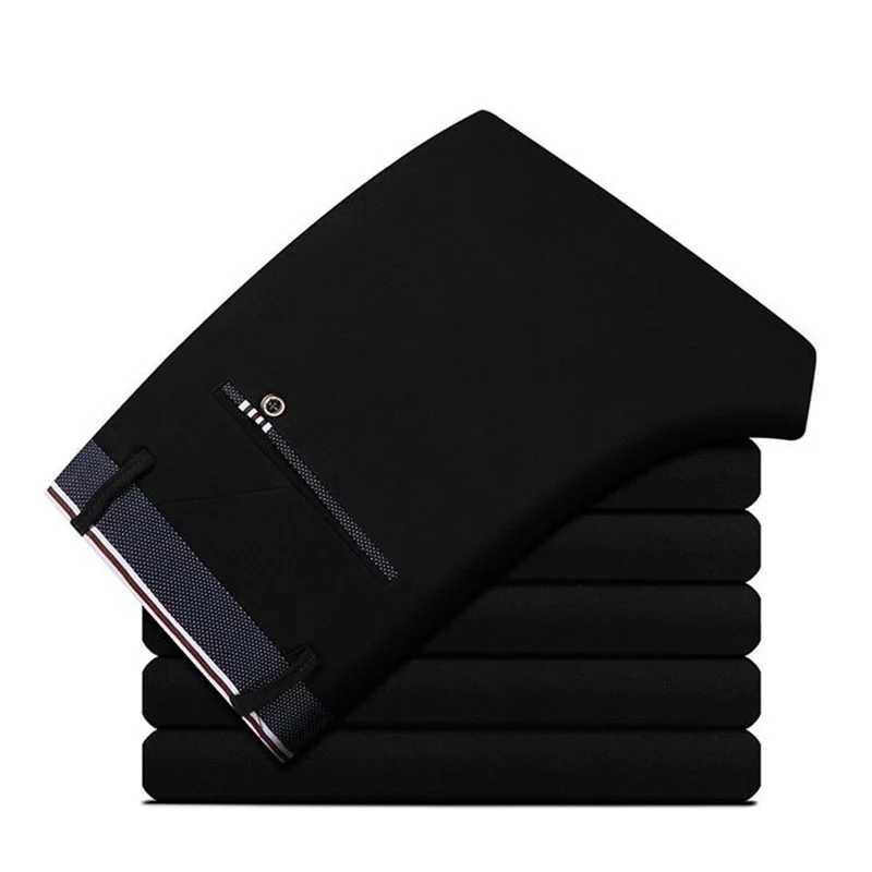 Spring autumn mens business suit mens summer thin formal solid long dress straight bag office mens straight bag transportation W250411