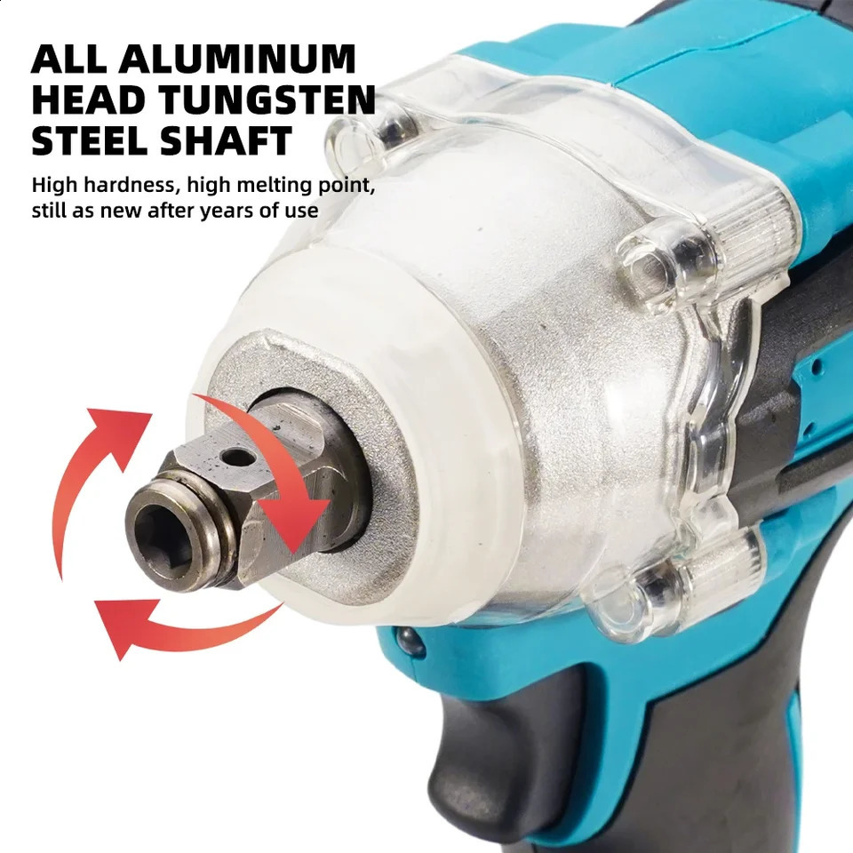 520N m cordless electric impact wrench brushless manual drill socket power tool 388V battery 240913
