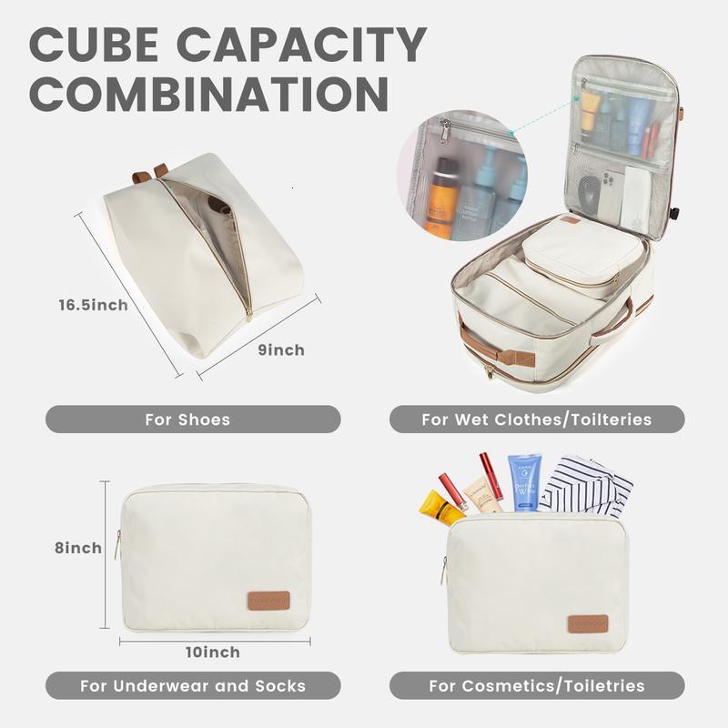 Free Shipping Color Blocked Portable Backpack With 3 Packaging Boxes And Laptop Compartment - Personal Items Designer Friendly Approved Hiking Bag