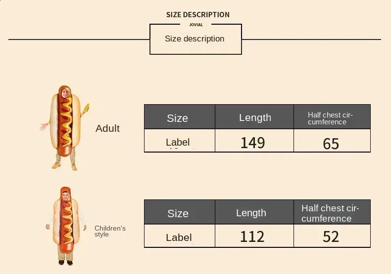 Dog Costumes for Adult Funny 3D Print Halloween Food Sausage Men Women Unisex One-Piece Costume Carnival Jumpsuit 240919