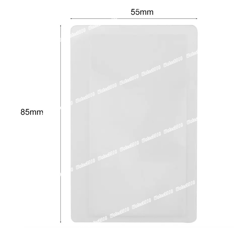 Mini Magnifying Glass Credit Card Reading Magnifying Glass Portable Plastic Business Card 85x55MM