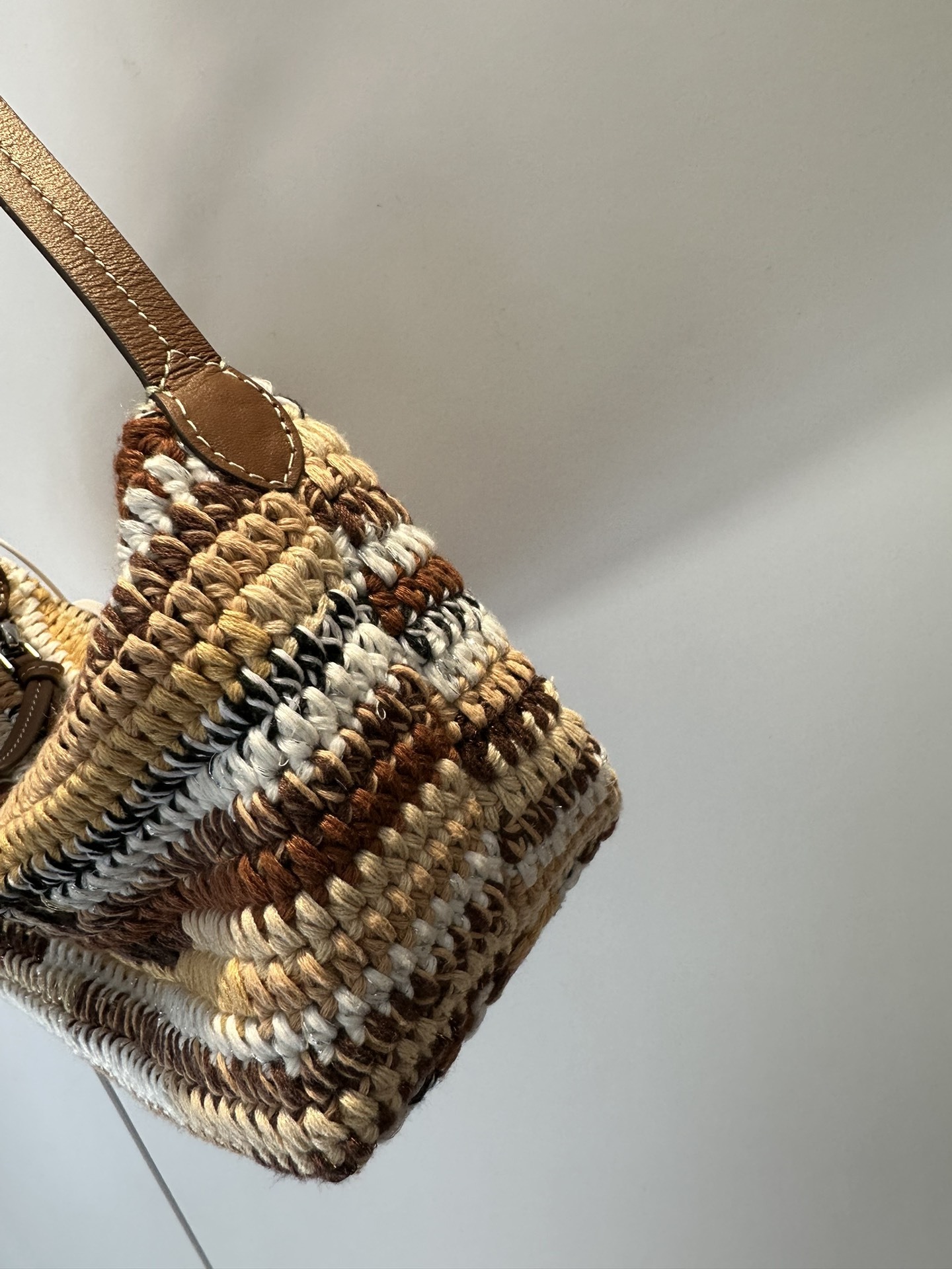 Female Rainbow Woven Fashion 2024 Women Underarm Bag Totes Handbag Casual Purse