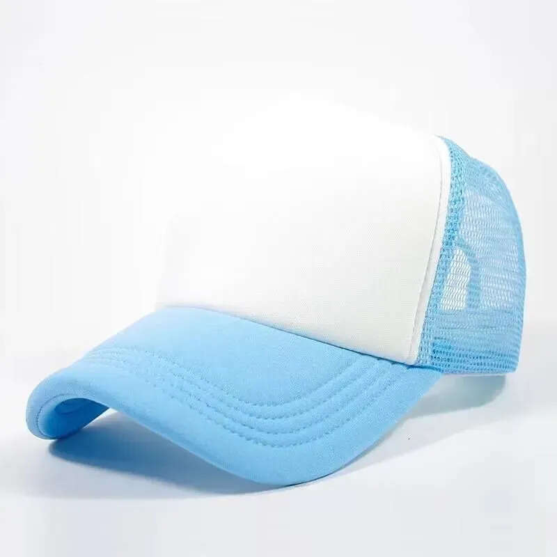 Trucker Baseball UPS Sublimation Cap Party Supply Blank Heat Transfer Printing Kids Truckers Caps Mesh Hat Foam Embroidered S s
