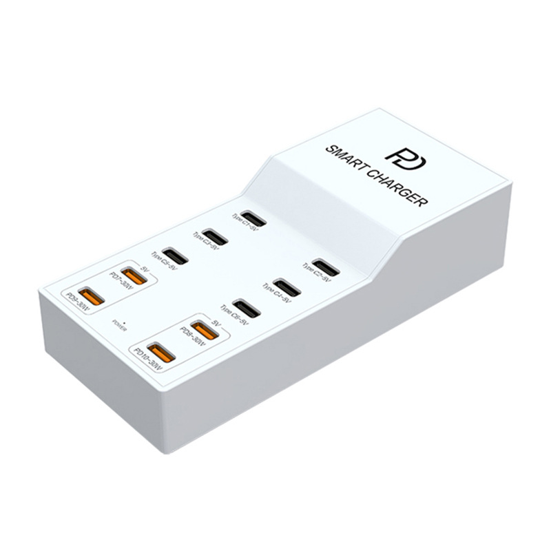 IN 1 Multi Port Intelligent Charger 72W multi port Type-C charger, high-power USB mobile phone tablet 10 hole charger
