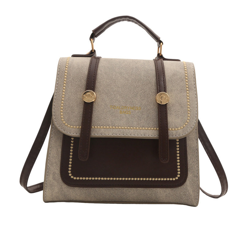 Casual Little Girl Commuting Backpack Niche Design Sense Shoulder Bag 2025 Summer New Fashionable And Popular Shoulder Bag Crossbody Bag