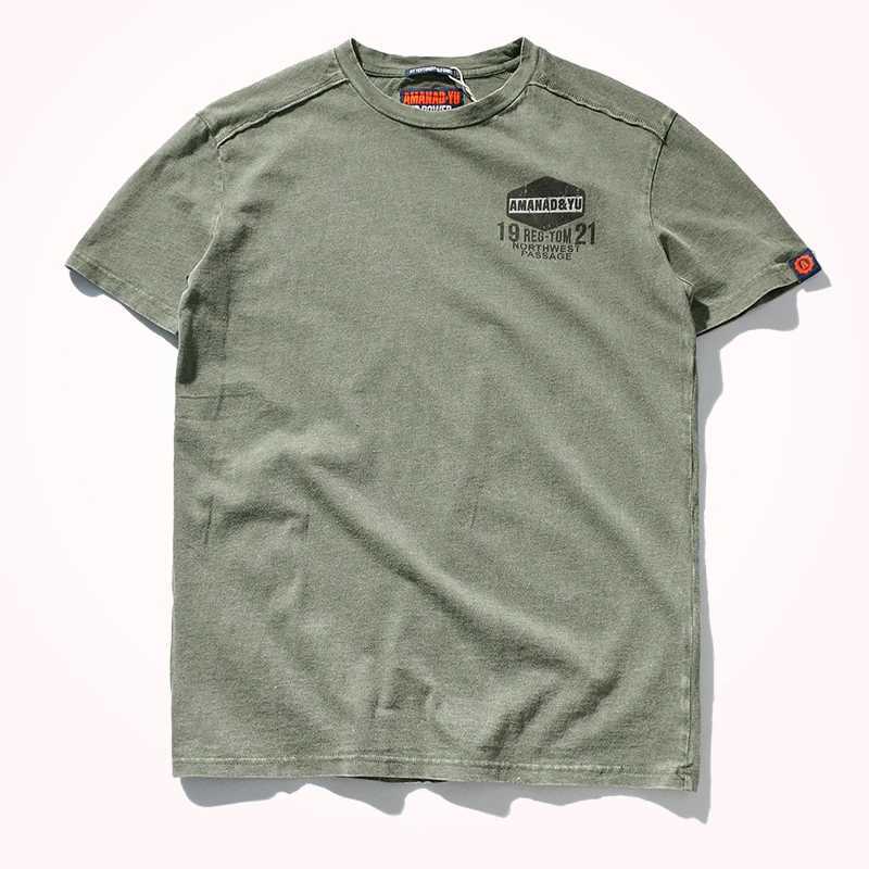 Summer New Short-Sleeved T-shirt Men s Fashionable Mid-Length round Neck Pure Cotton Tops Z240919