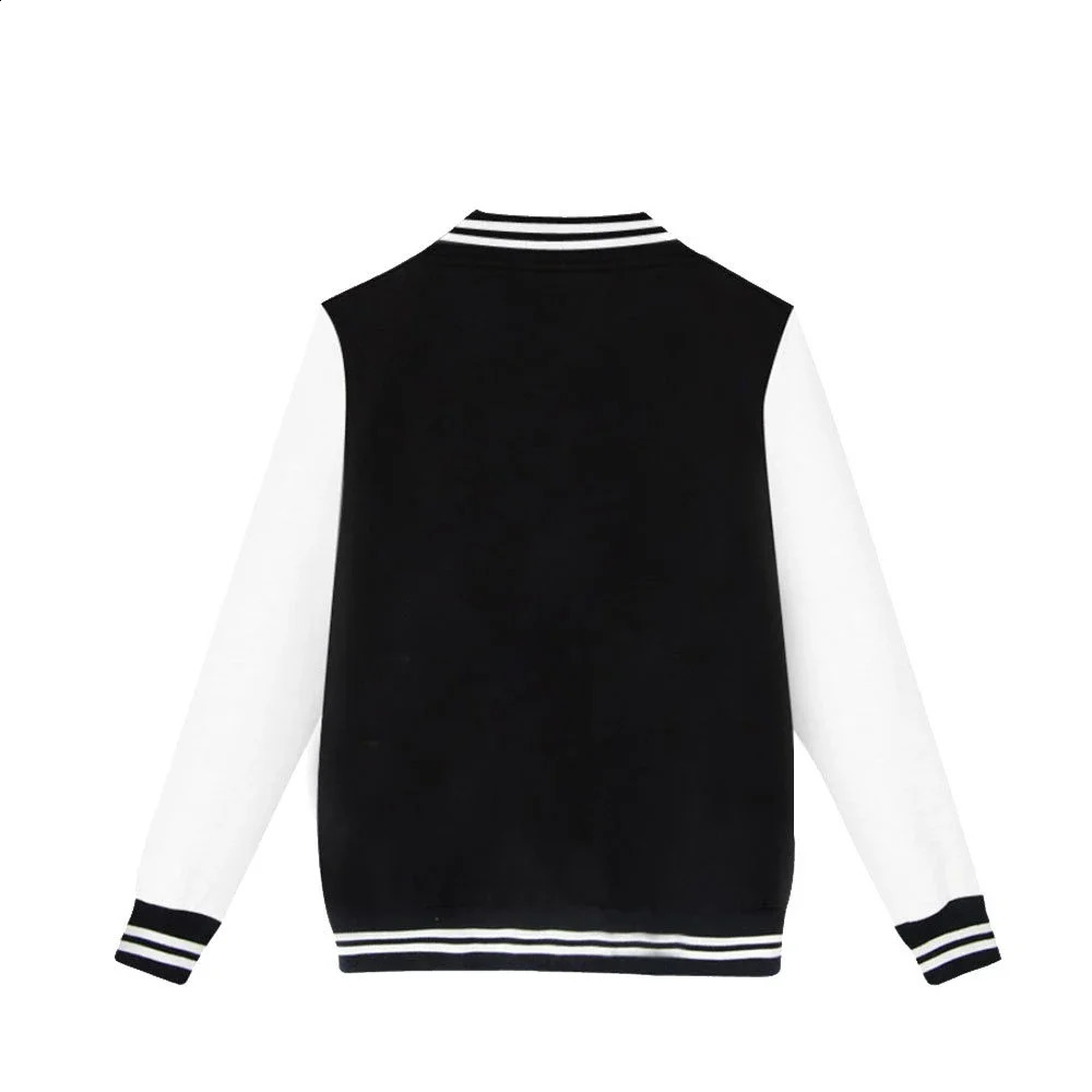 Couple Baseball Jacket Spring Autumn Mens Womens Pilot Bomber University Varsity Solid Casual Hip-hop Korean Fashion Clothes 240919