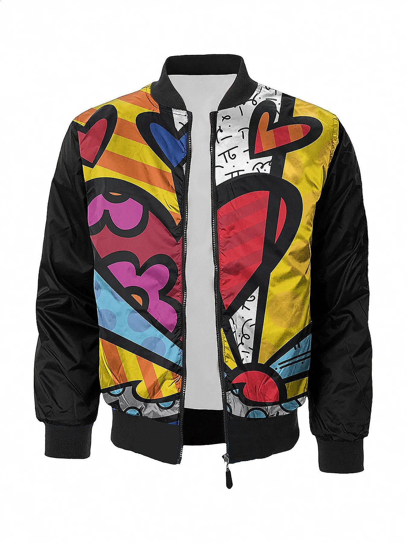 Classic Geometric Pattern Full Zipper MenS Jacket 3D Print Spring And Autumn MenS Jacket Y2K Hip-Hop Fashion Jacket MenS Gift 240918