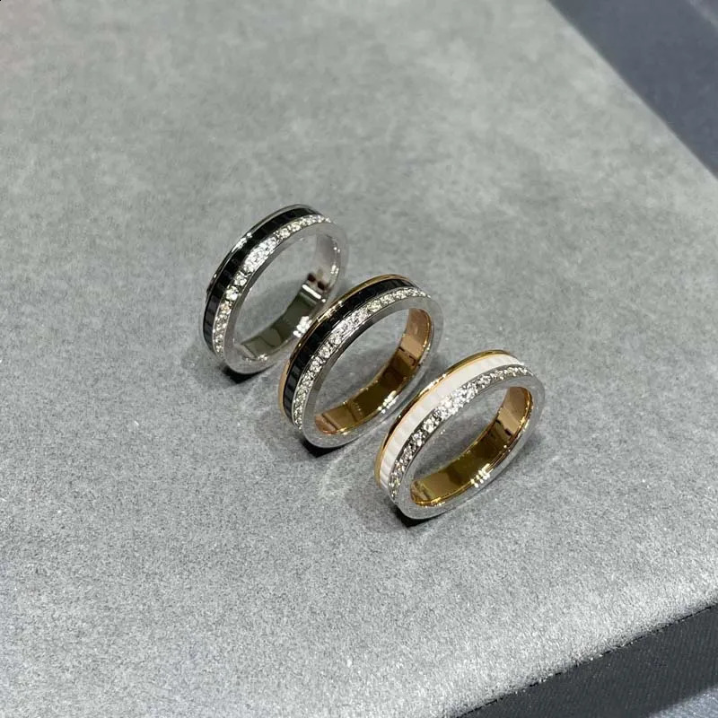 selling high-quality 925 sterling silver rotating gear ring classic fashion jewelry mens and womens accessories 240911