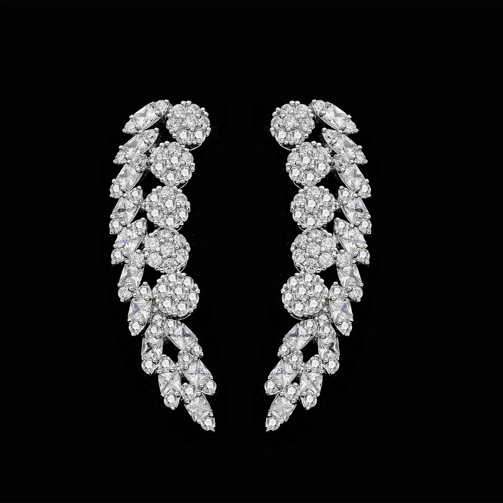 Cubic Zirconia Womens Jewelry Necklace Bracelet Bridal Wedding Jewelry Set 240919