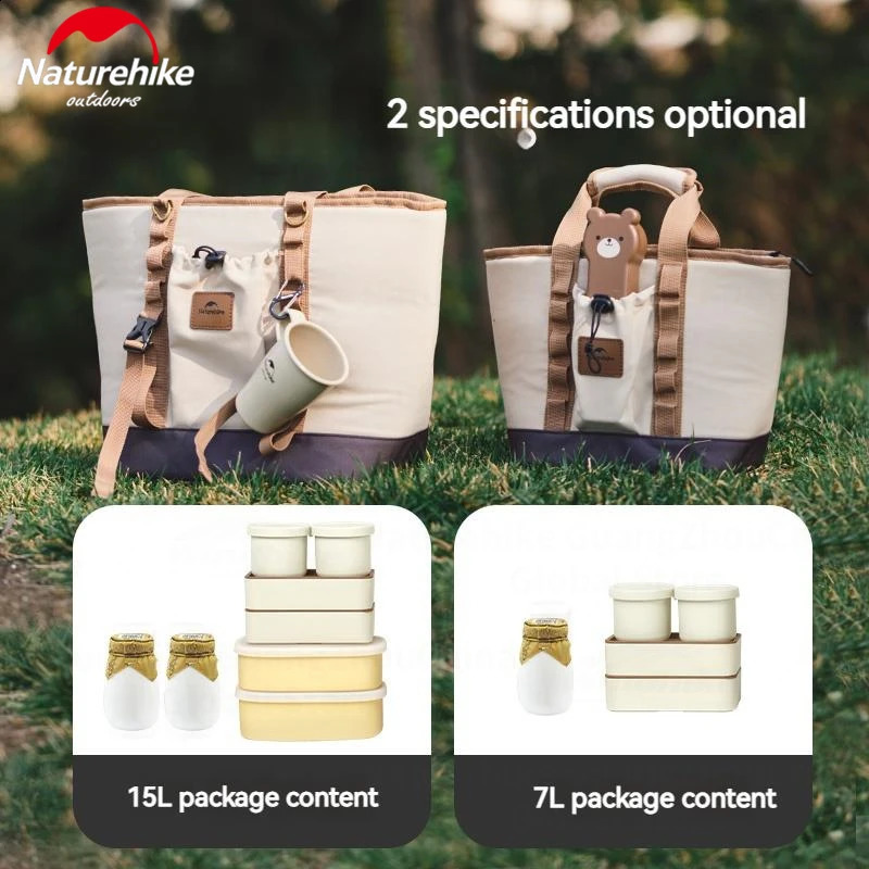 7L15L outdoor insulated bag picnic travel cooler storage lunch box ice food 240910