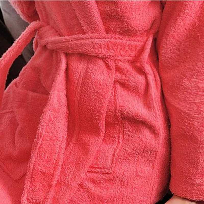 Bath Robe Men 100% Cotton Hooded Bathrobe Sleep Tops Men Winter Plush Pocket Long Robe Luxury Mens Clothing House Robe for Men Y240919